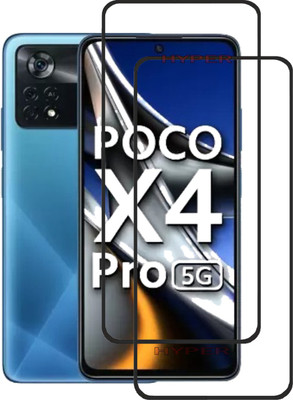 Hyper Edge To Edge Tempered Glass for POCO X4 Pro 5G(Pack of 2)