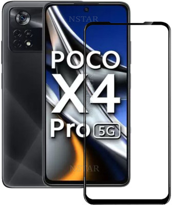 NSTAR Edge To Edge Tempered Glass for POCO X4 PRO 5G(Pack of 1)