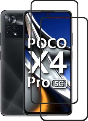 Hyper Edge To Edge Tempered Glass for POCO X4 Pro 5G(Pack of 2)