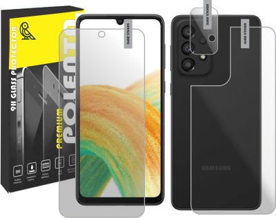 Polenta Front and Back Screen Guard for Samsung Galaxy A33 5G(Pack of 2)