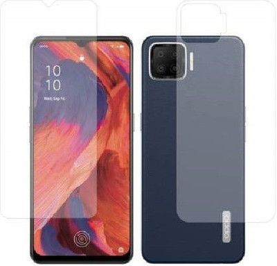 4 YARDS Front and Back Tempered Glass for Oppo F17(Pack of 1)