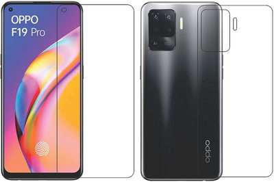 4 YARDS Front and Back Tempered Glass for Oppo F19 Pro(Pack of 1)