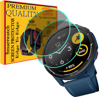 daffin Screen Guard for Xiaomi Watch S1 Active(Pack of 2)
