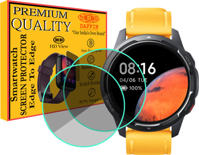 daffin Screen Guard for Xiaomi Watch S1 Active(Pack of 2)