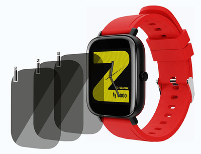 XAZE Screen Guard for Zebronics ZEB-FIT280CH smart watch screen guard(Pack of 3)