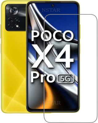 NSTAR Tempered Glass Guard for POCO X4 PRO 5G(Pack of 1)