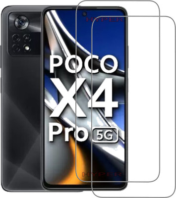 Hyper Tempered Glass Guard for POCO X4 Pro 5G(Pack of 2)