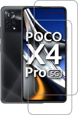 Hyper Tempered Glass Guard for POCO X4 Pro 5G(Pack of 2)