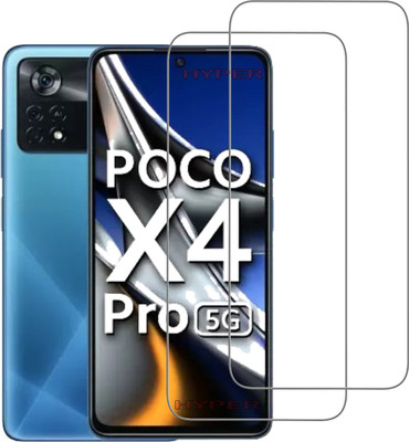 Hyper Tempered Glass Guard for POCO X4 Pro 5G(Pack of 2)