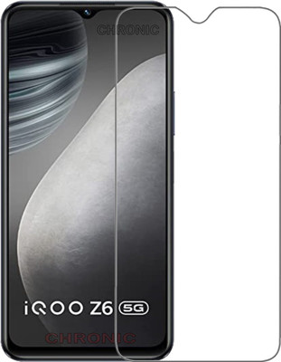AKSHUD Tempered Glass Guard for iQOO Z6 5G(Pack of 1)
