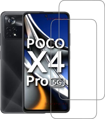 Hyper Tempered Glass Guard for POCO X4 Pro 5G(Pack of 2)