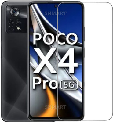 SNMART Tempered Glass Guard for POCO X4 Pro 5G(Pack of 1)