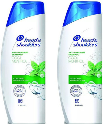 HEAD & SHOULDERS (Cool Menthol) Anti Dandruff Shampoo - 340ml each (Pack of 2) C4(680 ml)