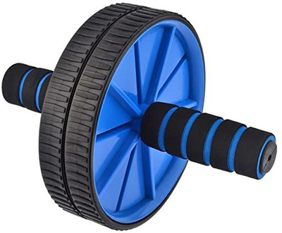 ADONYX Wheel AB Roller with Knee Mat for Abs Abdominal Core Workout Ab Exerciser(Blue)