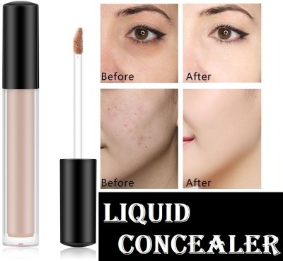 KAIASHA Makeup Full Coverage Liquid Concealer Eye Concealer Cream  Concealer(BEIGE, 6 ml)