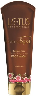 LOTUS Professional Dermo Spa Bulgarian Rose- Glow & Brightening Enhancing  Face Wash(80 g)