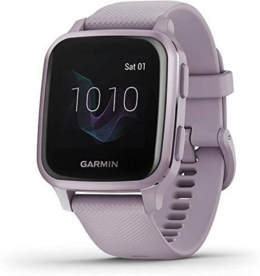 S9HUB Edge To Edge Screen Guard for Garmin Venu Square - Metallic Orchid Smartwatch(Pack of 1)