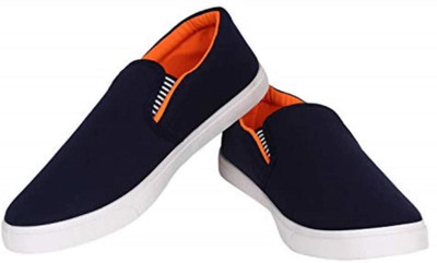 Begone Slip On Sneakers For Men(Orange , 6)