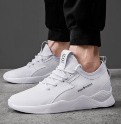 Begone Walking Shoes For Men(White , 7)