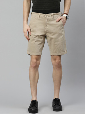 NAUTICA Solid Men Beige Regular Shorts