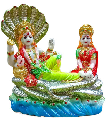gifts for love Maa Saraswati Resin Idol Spiritual Puja Vastu Decorative Showpiece  -  8 cm(Marble, Multicolor)