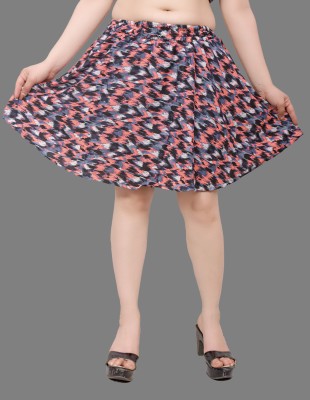 AMORE CREATION Printed Women Flared Multicolor Skirt