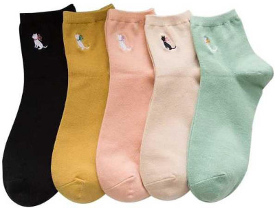 Femies Women Printed Ankle Length(Pack of 5)