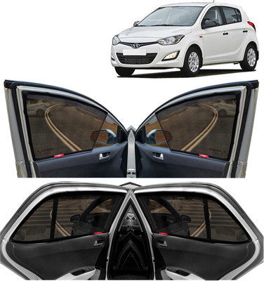 Kingsway Side Window Sun Shade For Hyundai i20(Black)