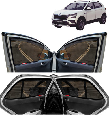 Kingsway Side Window Sun Shade For Skoda Kusaq(Black)