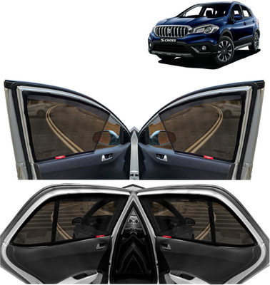 Kingsway Side Window Sun Shade For Maruti Suzuki S-Cross(Black)