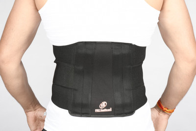 PRO Healthcare Contoured L.S.Belt For Back Pain, Back Relief, Back & Abdomen Support (Black) Back / Lumbar Support(Black)