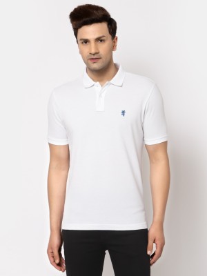 RED TAPE Solid Men Polo Neck White T-Shirt