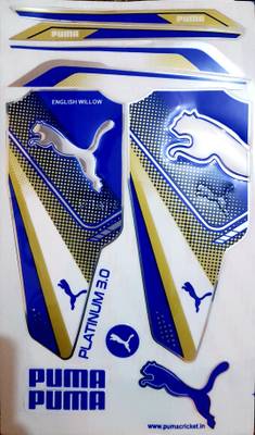 Kyrios Puma 3D Cricket Bat Sticker Self Adhesive Premium Quality Bat Sticker
