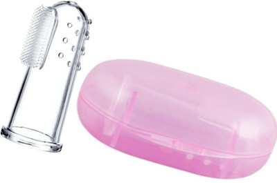 TEDRED silicon baby brush finger toothbrush with box case Ultra Soft Toothbrush