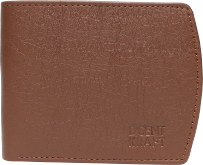 DCENT KRAFT Men Casual, Ethnic, Evening/Party, Formal, Travel, Trendy Brown Artificial Leather Wallet(5 Card Slots)