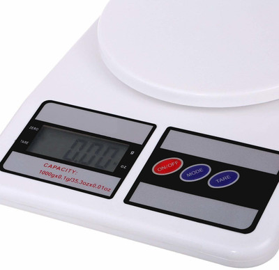 thermomate Digit kitchen scale ,Weight Machine for Kitchen and food ,SF-400 Weighing Scale(White)