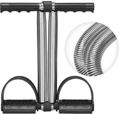 EKiN Double Spring Abdomen Leg Exerciser Tummy Trimmer, Arm Waist Sport Ab Exerciser Ab Exerciser(Silver)