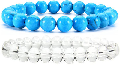 Gemaltic Stone Agate Bracelet Set(Pack of 2)