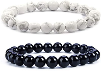 Gemaltic Stone Agate Bracelet Set(Pack of 2)