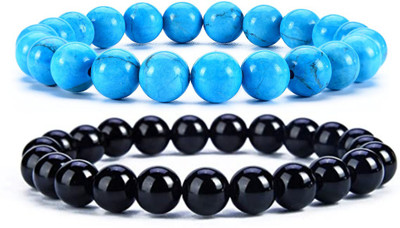 Gemaltic Stone Agate Bracelet Set(Pack of 2)