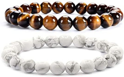 Gemaltic Stone Agate Bracelet Set(Pack of 2)