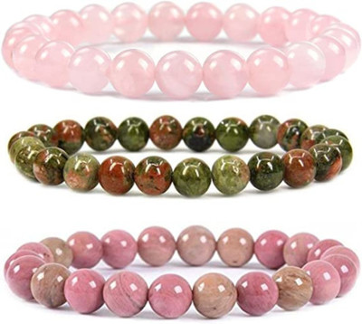 Gemaltic Stone Bracelet Set(Pack of 3)