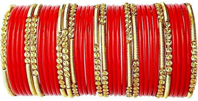 MADHAV ENTERPRISES Glass Bangle Set(Pack of 36)
