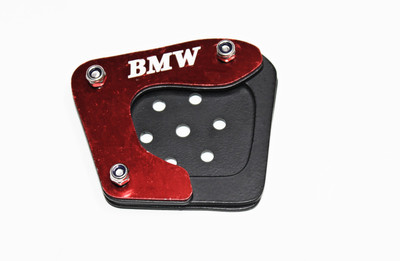 OBEROI'S TRADERS Premium Stainless Steel Red Side Stand Extender Compatible with G310 GS Bike Crash Guard(BMW Motorrad)