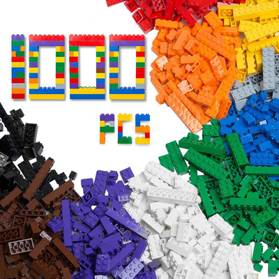 Chocozone 1000 pc Building Blocks Toys for 6 Years + Boys & Girls STEM Toys Birthday Gift(Multicolor)
