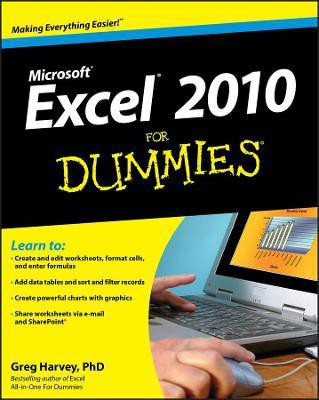 Excel 2010 For Dummies(English, Paperback, Harvey Greg)
