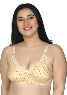 Maroon Women Full Coverage Non Padded Bra(Beige)