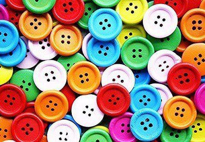 Eclet Wooden Buttons Used in Sewing, Scrap Booking, Art and Craft Wooden Buttons(Pack of 100)