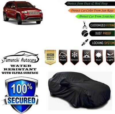 Tamanchi Autocare Car Cover For Jeep Grand Cherokee Summit Petrol(Black)