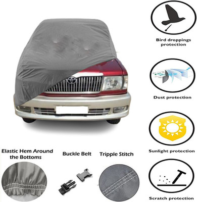 AT Mark Car Cover For Toyota Qualis (Without Mirror Pockets)(Grey)